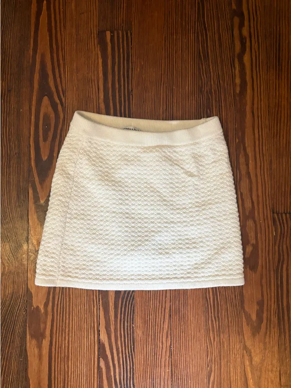 Abercrombie knit beachy skirt White Size XS - Image 2