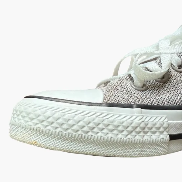 Converse Chuck Taylor All Star Madison Ox Knit Low Top Sneakers Size 8 Taupe - Image 9