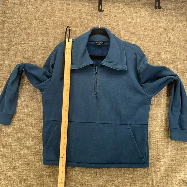 Beyond Yoga Pullover Qzip‎ Teal Small - Image 13
