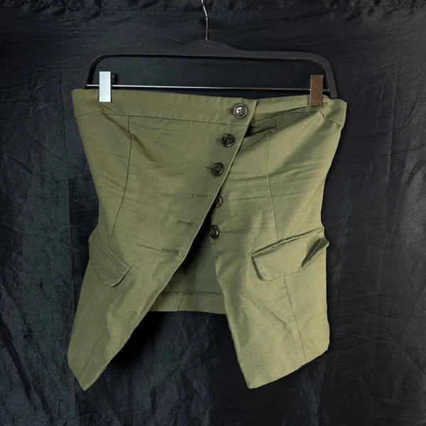 Vintage Y2K army tube top - Image 2