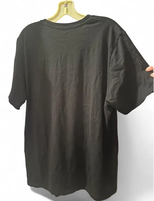 Black pregnancy graphic T-shirt - Image 4