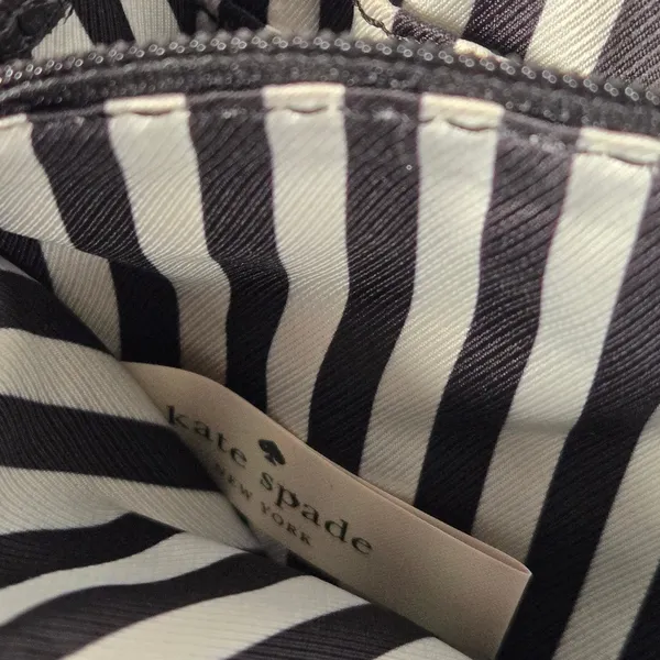 Kate Spade Southport Avenue Natalie Black Pebbled Leather Clutch‎ Crossbody - Image 8