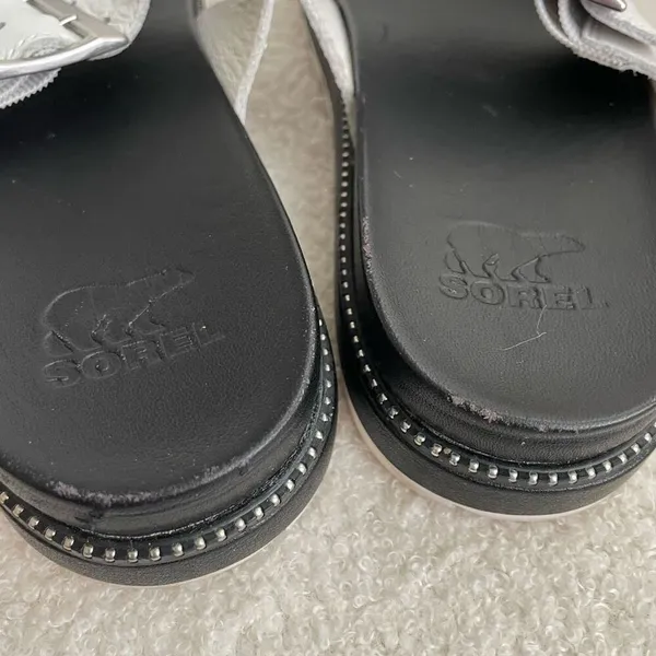 Sorel Roaming Buckle Slide Sandal White 8.5 - Image 5