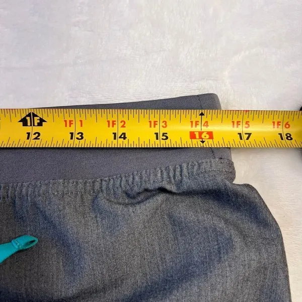 Figs High Waisted Graphite Livingston Basic Scrub Pants Medium Tall Women - Image 7