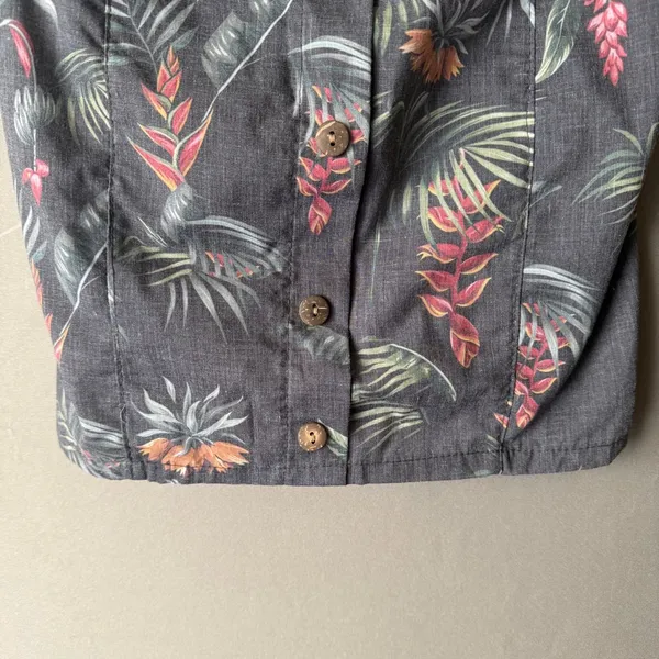South to South sz S gray pink floral‎ tank top - Image 3