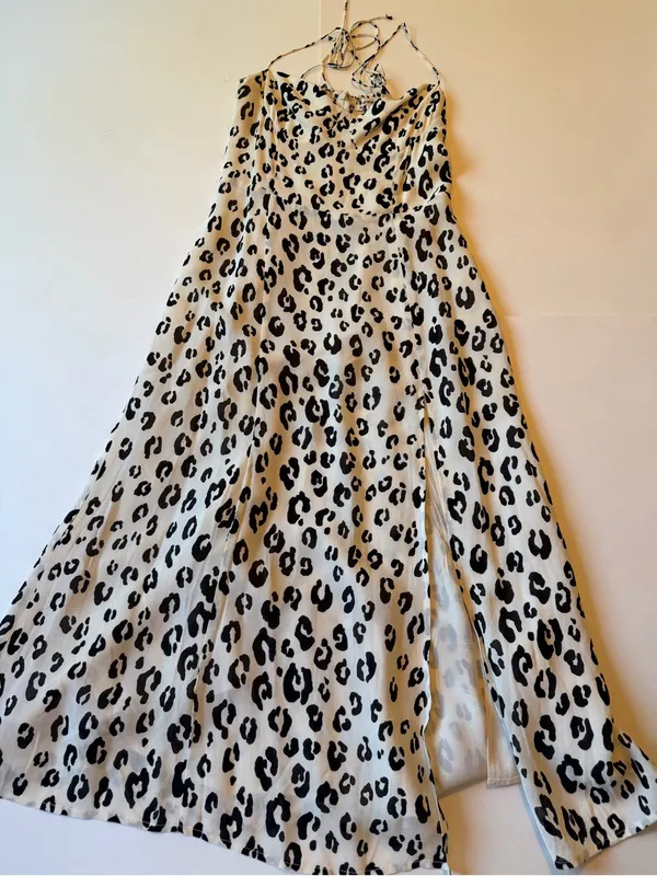 Reformation leopard print Midi Dress - Image 4