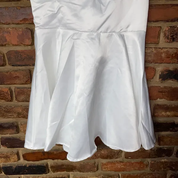 NWT Peppermayo White Candice Sleeveless Sweetheart Mini Dress Women's Size US 8 - Image 4