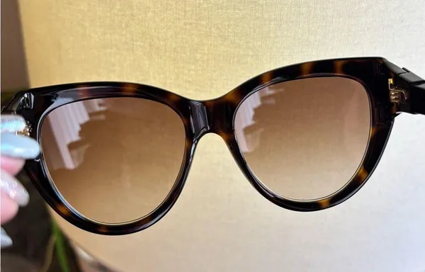 Authentic GUCCI 56 Cat eye Havana Acetate sunglasses - Image 10