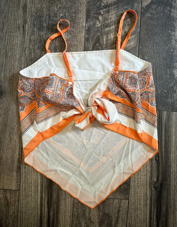 SheIn Bandana Tie Top - Image 2