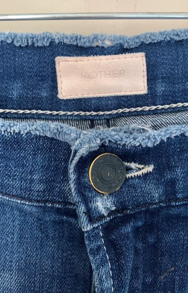 Mother The Double Fray Charmer Jeans - Image 4