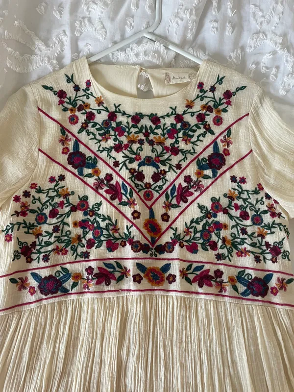 Altar'd State Floral Embroidered Dress - Image 3