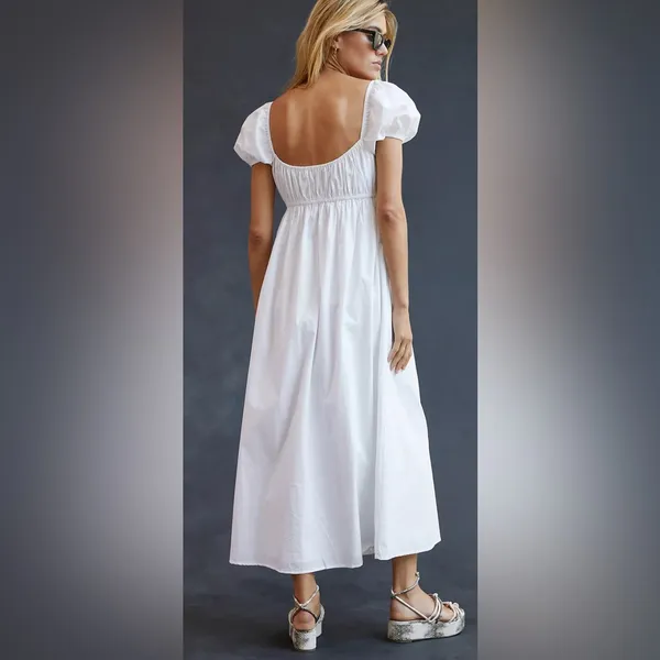 NEW Faithfull Squareneck Midi Dress XS - Image 5