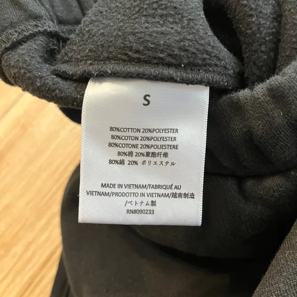 Unisex Essentials Fear of God Black Sweatpants - S - Image 7