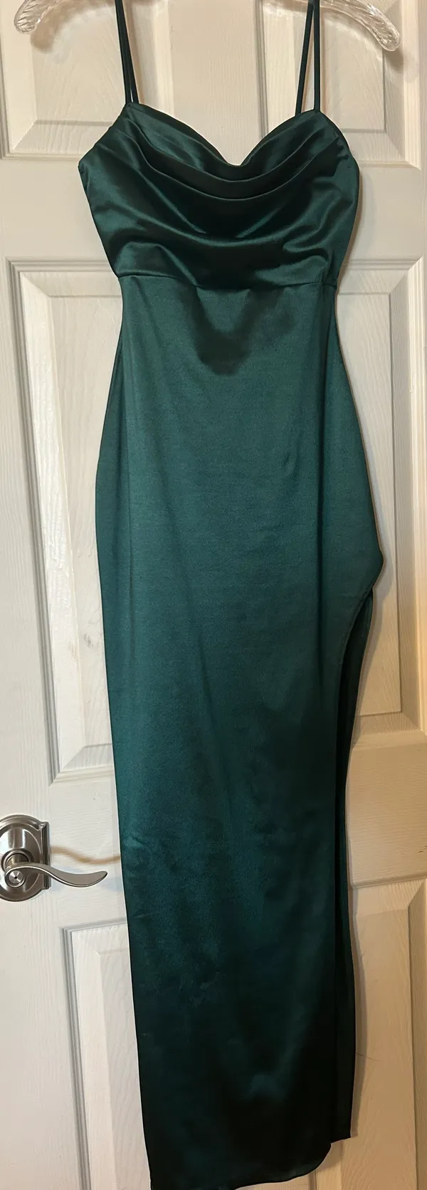 Windsor Long Green Homecoming Or Prom Dress - Image 3
