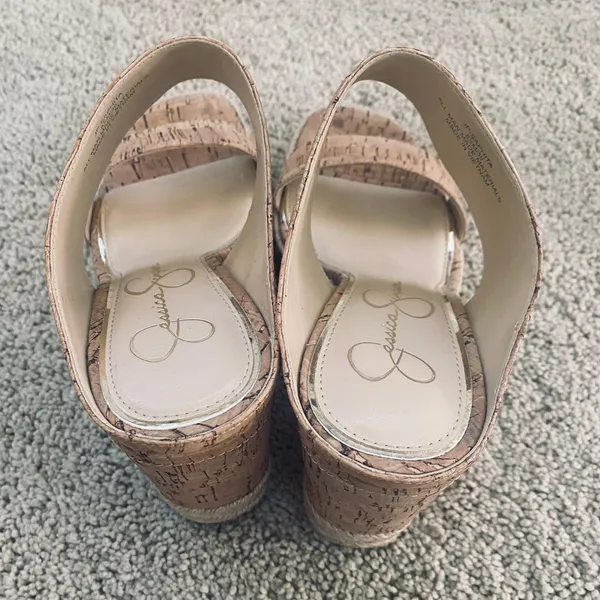 Jessica Simpson Saphita Espadrille Wedge Sandal,Tan Cork JS-SAPHITA - Image 10