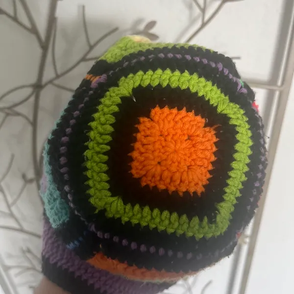 Multi color crochet hat Multiple - Image 4