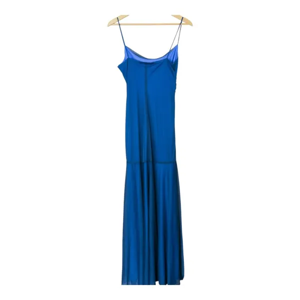 Jodi Kristopher Vintage Y2K Blue Ruched Maxi Dress / Formal Gown / Prom - Image 3