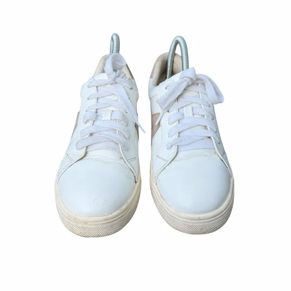 MIA Alta White and Tan Vegan Leather Sneakers Size 7 women - Image 3