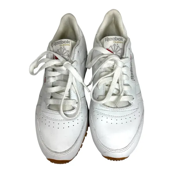Reebok Women Classic Leather‎ Sneaker White/Gum Size 8 GY0956 - Image 3