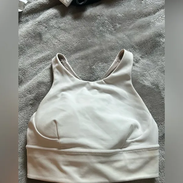 White Lululemon Wunder Train Racerback Tank Top - Image 4