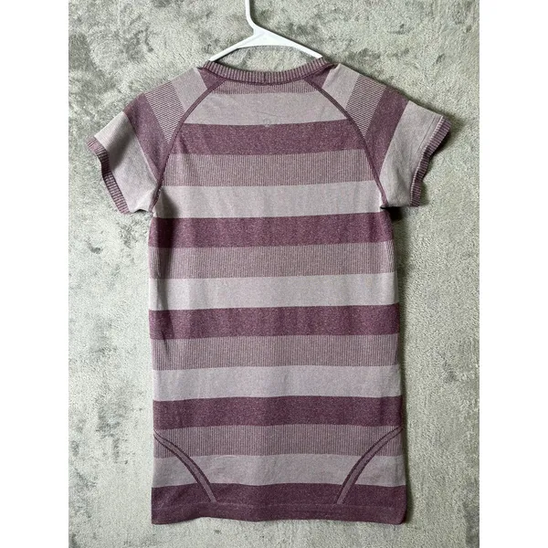 Lululemon Run:‎ Swiftly Tech Short Sleeve Heathered Plum Size 8 - Image 3