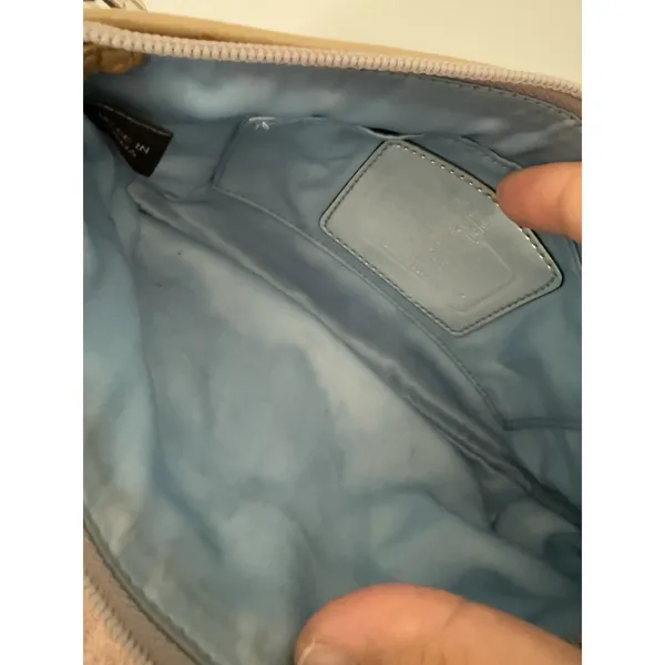 Coach Amanda‎ Satin Women's Wristlet Gray 42032 K - Image 5