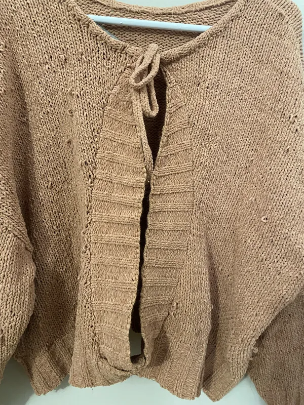 Forever 21 Warm Beige Oversized Sweater - Image 3