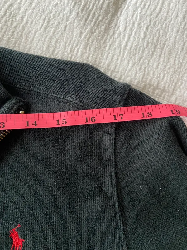Vintage Ralph Lauren Dark Forest Green 1/4 Zip Sweater 🔥 - Image 8