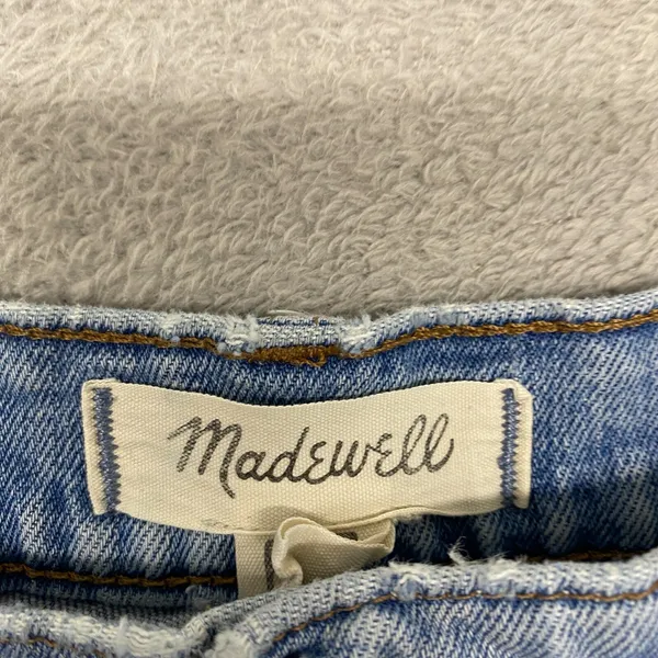 Madewell Jeans Womens 26 Blue High‎ Rise Slim Crop Boyjean Denim Ripped Light - Image 2