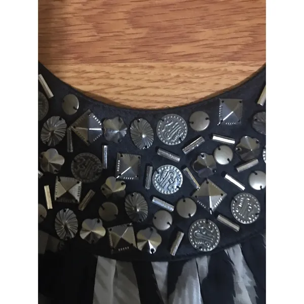 Beaded animal print halter Size M - Image 5