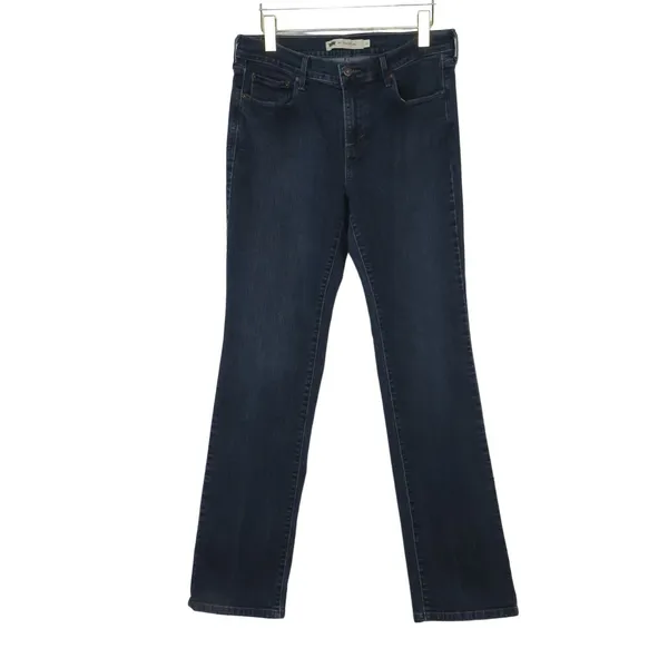 Levi's 505 Straight Leg Bootcut Jeans Dark Wash Size 10 30" - Image 3