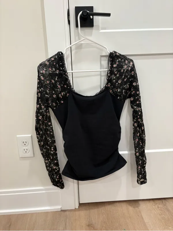 Free People Josie Long Sleeve Top Size Small - Image 6