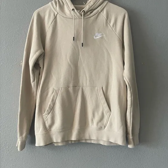 Nike Women's Beige Hoodie‎ - Image 5