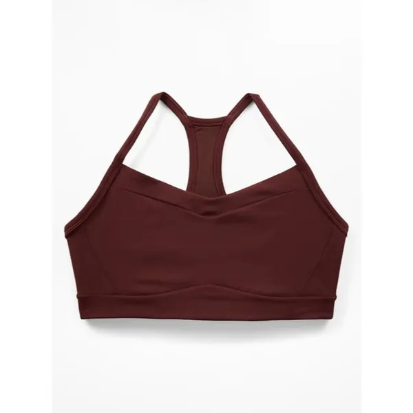 Athleta S Interval Sports Bra D-DD | Garnet Small - Image 3