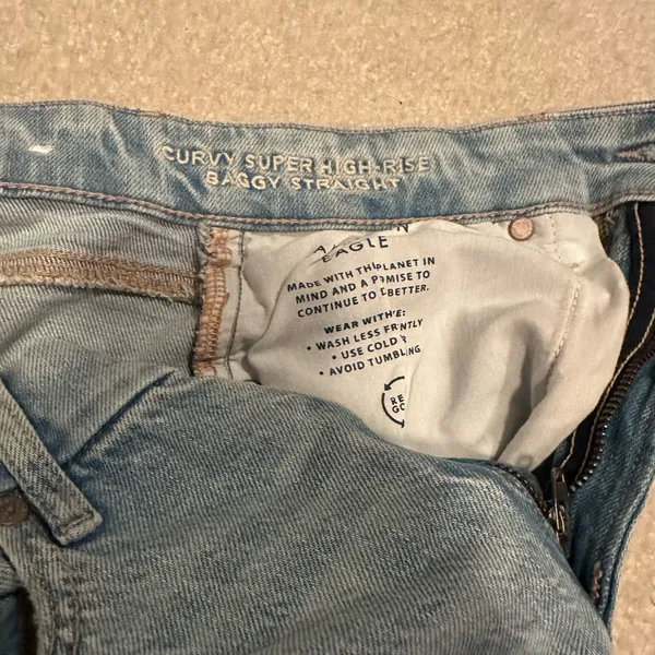 American Eagle Outfitters Curvy Super High Rise Jeans - Image 7