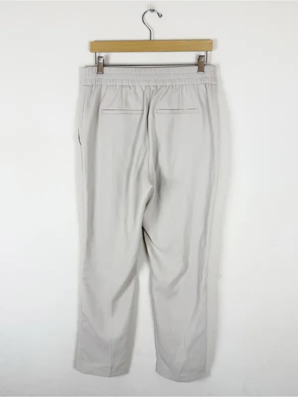 Quince Stretch Crepe Ankle Pants in Sand - Image 8