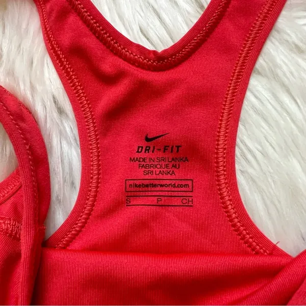 Nike Dri Fit Classic Red Sports Bra. Size S EUC - Image 8