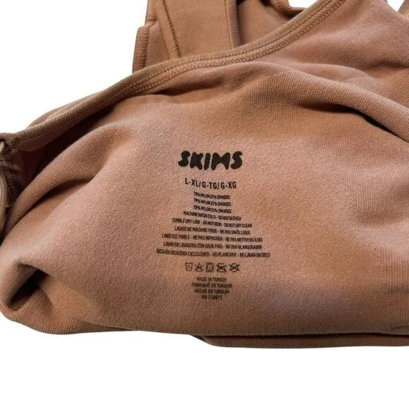 Skims‎ Size L/XL Sculpting Thong Bodysuit Sienna Brown Shapewear Iconic NWT - Image 7