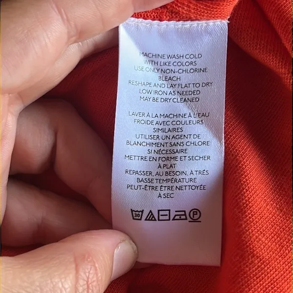 Pilcro Orange Flutter Sleeve Knit Top - Image 9