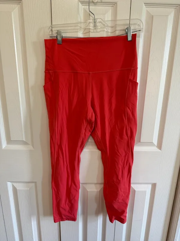 Lululemon Align High Rise with Pockets 25" Pale Raspberry Size 10 - Image 6