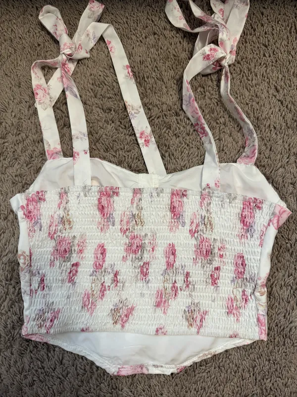 ZARA Ditsy Floral Spring/Summer Top - Image 2
