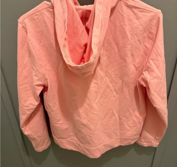 Mary Brogdon Pink Zip Up Hoodie - Image 3