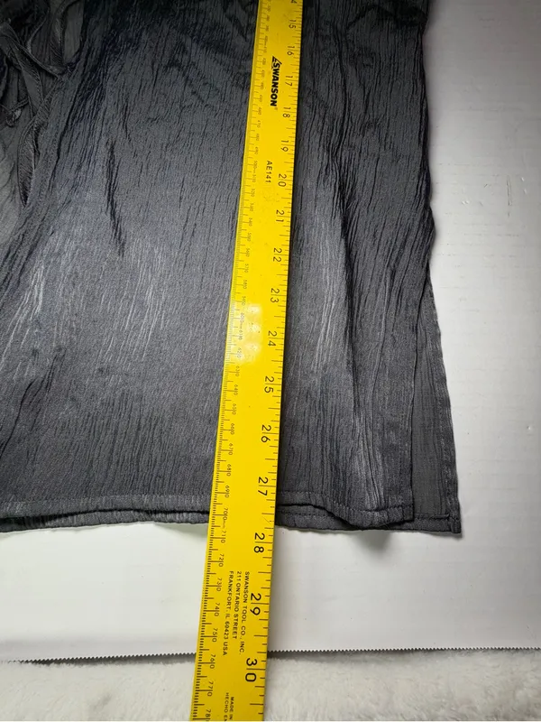 Zara Silver-Gray Tie-Front Kimono Top - Image 6