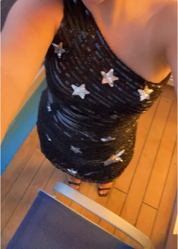 Black Hoco Dress Size M - Image 2