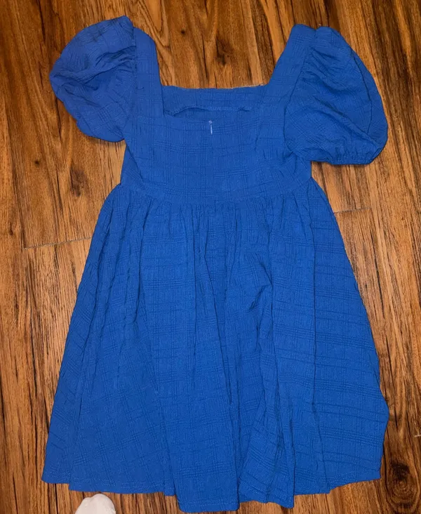 Royal Blue Boutique Dress Mini - Image 2