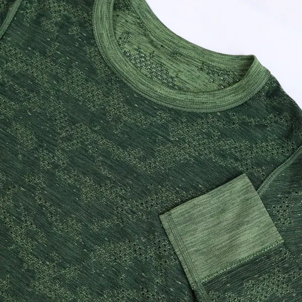 Lululemon Swiftly Breathe Long Sleeve Tee Women XS Dot Scap Rainforest Green Top - Image 4