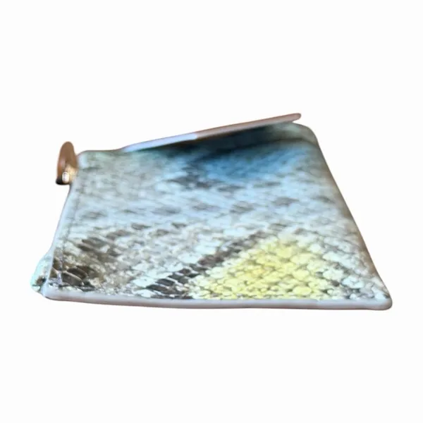 Brahmin NWT Mckenna Coin Purse Small Pouch Clutch Cerulean All Over Snake Print - Image 10