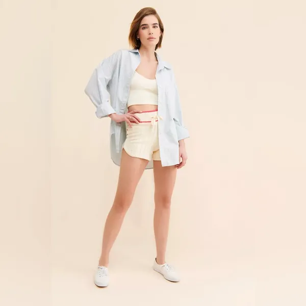 Faherty Cream Game‎ Set Knit Shorts- NwT - Image 2