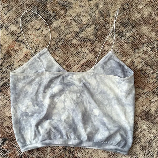 Free people skinny strap brami in washed grey - Image 4
