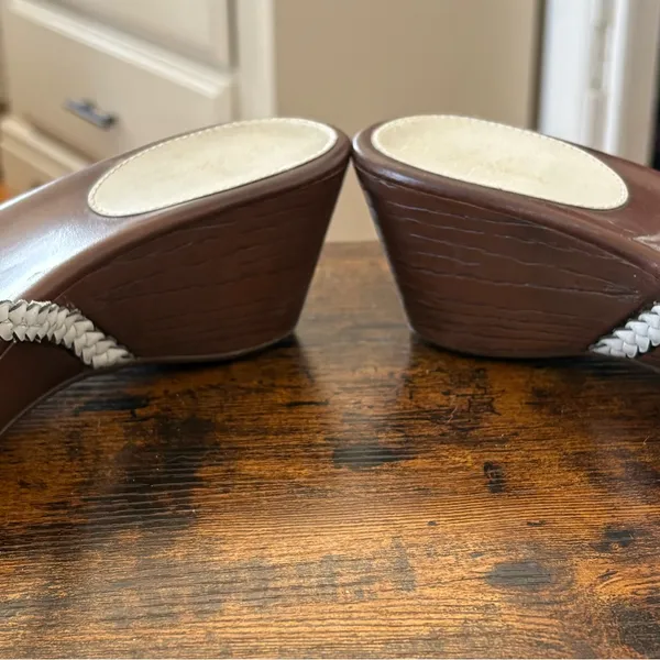 Cole Haan White Braided Sandals - Image 3